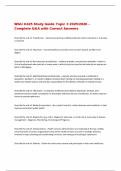 WGU C425 Study Guide Topic 3 2025&sol;2026 &ndash;  Complete Q&A with Correct Answers