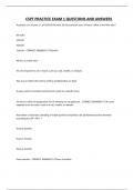 CSPT PRACTICE EXAM 1 QUESTIONS AND ANSWERS