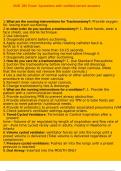 NUR 185 Exam 1questions with verified correct answers