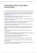 Praxis 5001 Subtest Praxis 5004 - Social Studies Questions and Answers 2025