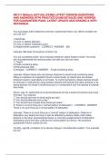 NR 511 Final Exam Test &lpar;2025&sol;2026&rpar; &vert; Differential Diagnosis & Primary Care Practicum Study Guide