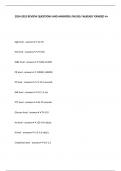2024-2025 review questions and answers&sol;&sol;nu185&sol;&sol;already graded A&plus;