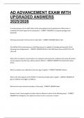 AD Advancement Exam with Upgraded Answers 2025&sol;2026 &ndash; U&period;S&period; Navy &ndash; Complete Exam Preparation Guide