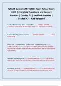 NASAR Canine SARTECH III Exam Actual Exam 2025 &vert; Complete Questions and Correct Answers &vert; Graded A&plus; &vert; Verified Answers &vert; Graded A&plus; &vert; Just Released