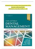 TEST BANK For Little and Falace's Dental Management of the Medically Compromised Patient&comma; 10th Edition by Craig Miller&comma; Verified "Chapters 1 - 30"&vert;&vert;NEWEST EDITION