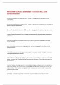 WGU C795 OA Notes 2025&sol;2026 &ndash; Complete Q&A with  Correct Answers 
