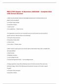 WGU C795 Chapter 16 Questions 2025&sol;2026 &ndash; Complete Q&A  with Correct Answers 