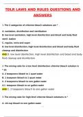 TDLR LAWS AND RULES Latest 2025 Actual Questions and Verified Answers &lpar;2025 &sol; 2026&rpar; A&plus; Grade 100&percnt; Guarantee Verified by Experts