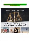 SOLUTION MANUAL FOR The Legal and Regulatory Environment of  Business&comma; 19th Edition By Marisa Pagnattaro&comma; Daniel Cahoy&comma; Julie  Manning Magid&comma; Peter Shedd