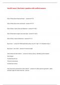 Nur185 exam 2 final tests&sol; question with verified answers