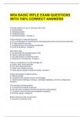NRA BASIC RIFLE EXAM QUESTIONS WITH 100&percnt; CORRECT ANSWERS 
