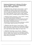 Professional Administrative Certification of Excellence &lpar;PACE&rpar; 1 Module 1 - Interpersonal Communications Questions With Complete Solutions