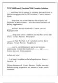 NUSC 464 Exam 1 Questions With Complete Solutions