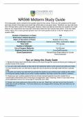 ADVANCED PHARMACOLOGY - CARE OF THE FAMILY &lpar;NR 566&rpar; FY25 MIDTERM STUDY GUIDE SOLVED TO PASS&excl;&excl;