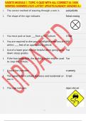 VADETS MODULE 1 TOPIC 4 QUIZ WITH ALL CORRECT & 100&percnt; VERIFIED ANSWERS&vert;2025 LATEST UPDATE&vert;ALREADY GRADED A&plus;