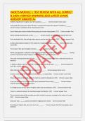 VADETS MODULE 1 TEST REVIEW WITH ALL CORRECT & 100&percnt; VERIFIED ANSWERS&vert;2025 LATEST EXAM&vert; ALREADY GRADED A&plus;