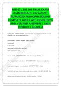 NR507 ADVANCED PATHOPHYSIOLOGY MIDTERM NEW VERSION 2025&sol;2026 WITH ACTUAL QUESTIONS AND WELL DEFIENED ANSWERS ALREADY GRADED A&plus;