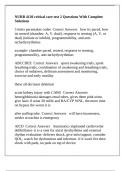 NURB 4120 critical care test 2 Questions With Complete Solutions