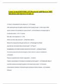 Latest Actual 2025&sol;2026 ATI Proctored A&P Review 2025 Questions and Answers Grade A&plus;