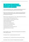 Bio 130 Study Guide Exam 1 Questions and Already Passed Answers 2025 Updated&period;