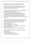 NR 464 practice Questions With Complete Solutions
