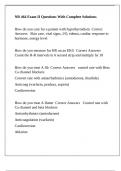 NR 464 Exam II Questions With Complete Solutions