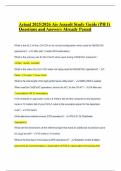 Actual 2025&sol;2026 Air Assault Study Guide &lpar;PH I&rpar; Questions and Answers Already Passed
