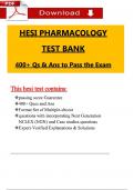 Pass Your 2025 HESI RN Pharmacology Exam with 400&plus; Practice Questions & Answers &ndash; 100&percnt; Pass Assured &lpar;PDF&rpar;