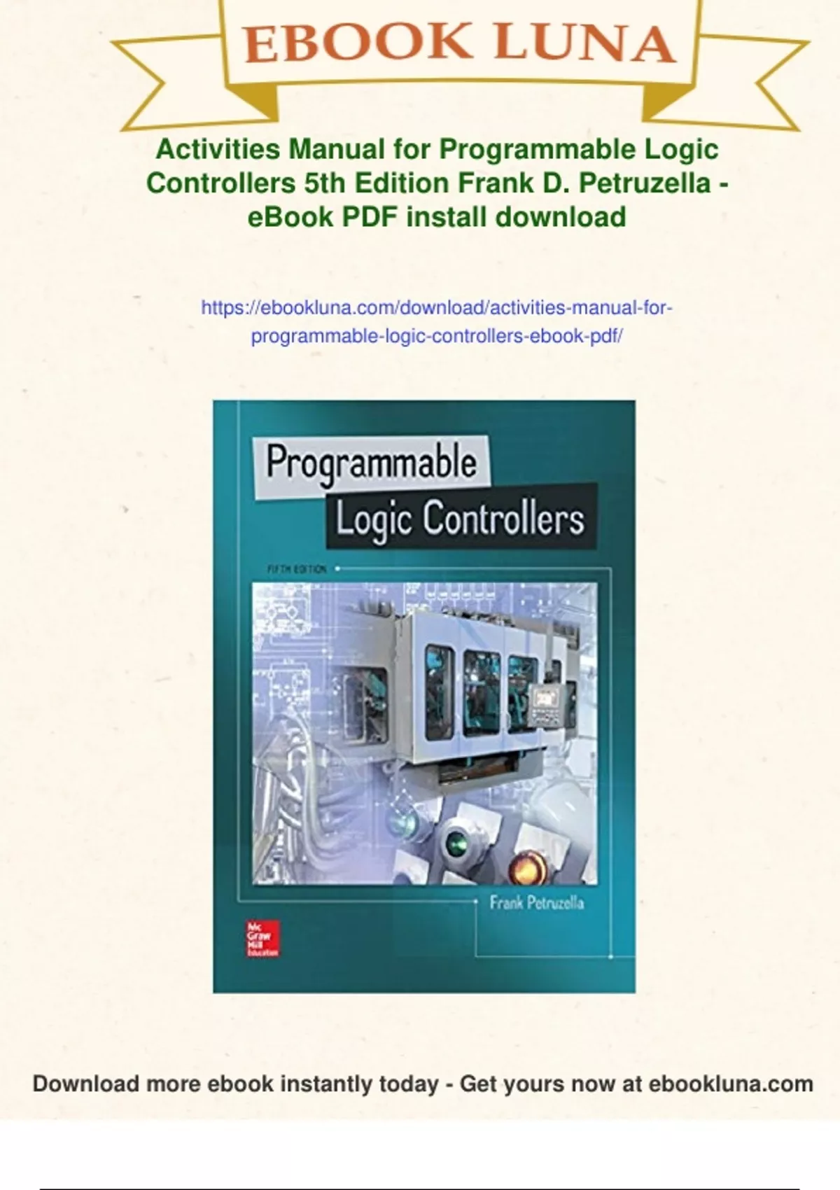 Summary Activities Manual for Programmable Logic Controllers 5th ...