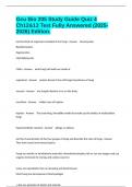 Gcu Bio 205 Study Guide Quiz 4 Ch12&13 Test Fully Answered &lpar;2025-2026&rpar; Edition&period;