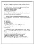 final Nurs 2320 Exam Questions With Complete Solutions