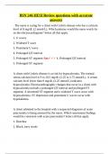 BSN 246 HESI Review questions with accurate answer1&period;