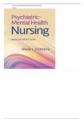 Psychiatric-Mental Health Nursing 8th edition by Videbeck Test Bank 