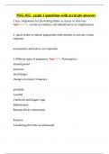 NSG 432 &ndash; Exam 1 &ndash; University of Southern Indiana &ndash; Full Q&A Study Guide on Prenatal Care&comma; Maternal Adaptations&comma; and Public Health Foundations