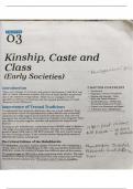 King ship &comma; caste and class