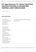 ICC Vapor Recovery 1 Pt&period; 2 EXAM&comma; SOLUTIONS &lpar;MULTIPLE CHOICES&rpar; &lpar;A&plus; GRADED 100&percnt; VERIFIED&rpar; LATEST VERSION 2025&excl;&excl;