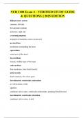 NUR 2100 Exam 4 &ndash; VERIFIED STUDY GUIDE & QUESTIONS &vert;&vert; 2025 EDITION