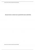 RELIAS ED RN A EXAM 2024 QUESTIONS AND ANSWERS&excl; 100&percnt; CORRECT ANSWERS