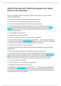 NURS 209 Final Exam &lpar;2025&ndash;2026&rpar; All Quiz Questions with Verified Answers A&plus; Pass Guaranteed