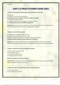 SAFE 5&period;0 PRACTITIONER EXAM 2025