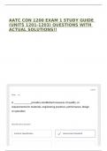 AATC CON 1200 EXAM 1 STUDY GUIDE &lpar;UNITS 1201-1203&rpar; QUESTIONS WITH ACTUAL SOLUTIONS&excl;&excl;