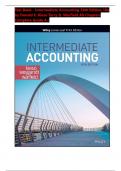 Test Bank for Intermediate Accounting 18th Edition by Kieso, Weygandt and Warfield|| ISBN: 9781119790976||  Chapter (1-23) All Chapters Covered, Verified Latest Edition