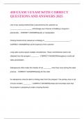430 EXAM 3 EXAM WITH CORRECT QUESTIONS AND ANSWERS 2025