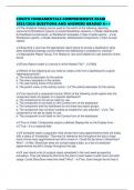 COGITO FUNDAMENTALS COMPREHENSIVE EXAM 2025&sol;2026 QUESTIONS AND ANSWERS GRADED A&plus;&plus;
