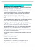 COGITO FUNDAMENTALS CORE EXAM MANUAL 2025&sol;2026 QUESTIONS AND ANSWERS GRADED A&plus;&plus;