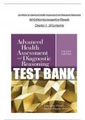  Test Bank For Advanced Health Assessment and Diagnostic Reasoning  4th Edition by Jacqueline Rhoads  Chapter 1 - 18 Complete