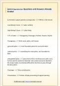 NSG210 Reproduction Questions and Answers Already  Graded