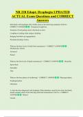 NR 228  Bundled Exam Questions WITH  CORRECT Answers