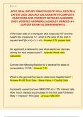 AYPO REAL ESTATE PRINCIPLES OF REAL ESTATE II  LATEST 2025&sol; 2026 ACTUAL EXAM WITH COMPLETE  QUESTIONS AND CORRECT DETAILED ANSWERS  &lpar;100&percnt; VERIFIED ANSWERS&rpar; &vert;ALREADY GRADED A&plus;&vert;  &vert;&vert;LATEST EXAM&excl;&excl;&excl;&excl;&vert;&vert; &vert;&vert;BRANDNEW&excl;&excl;&excl;&vert;&vert; 
