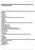 BUNDLE FOR ATI TEAS Practice Test A Exam with verified question and answers